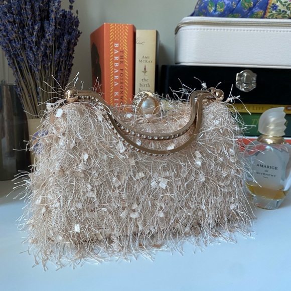Embellished Evening Top Handle Bag - Picture 3 of 10